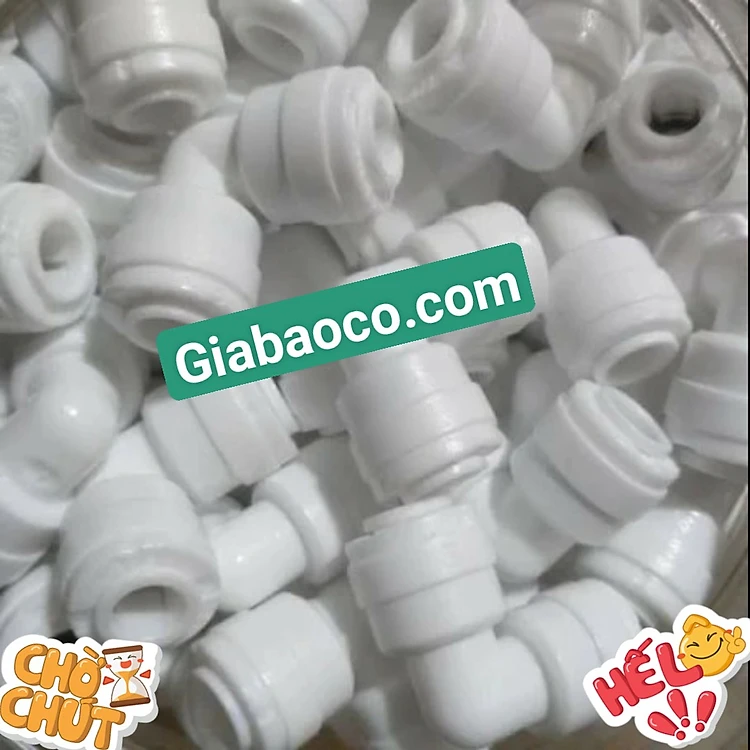 Co Góc - Nối Nhanh Hai Đầu -Dây 6mm Hoặc Dây 10mm -Phụ Kiện Lọc Nước RO