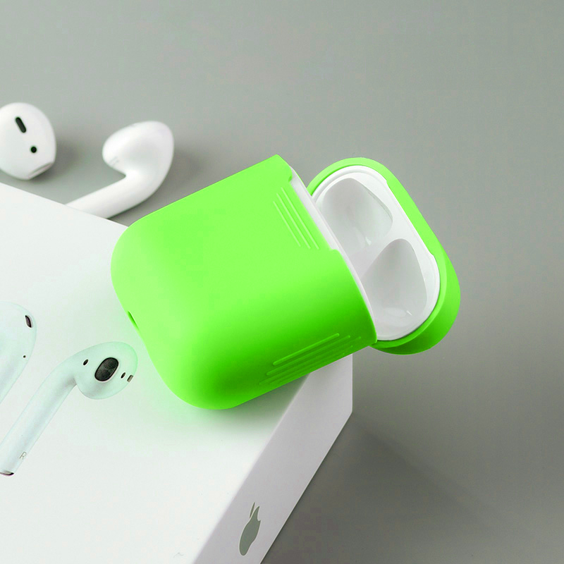 Bao Da Case Silicon Cho Tai Nghe Airpod