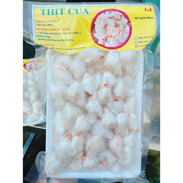 Thịt đùi cua cồ lớn ngon chất lượng bóc sẵn nấu súp cua, bánh canh cua