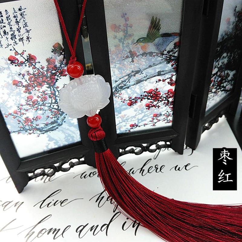 Dây Treo Trang Trí - Ngọc Bội Bông Sen Tam Sinh Tam Thế