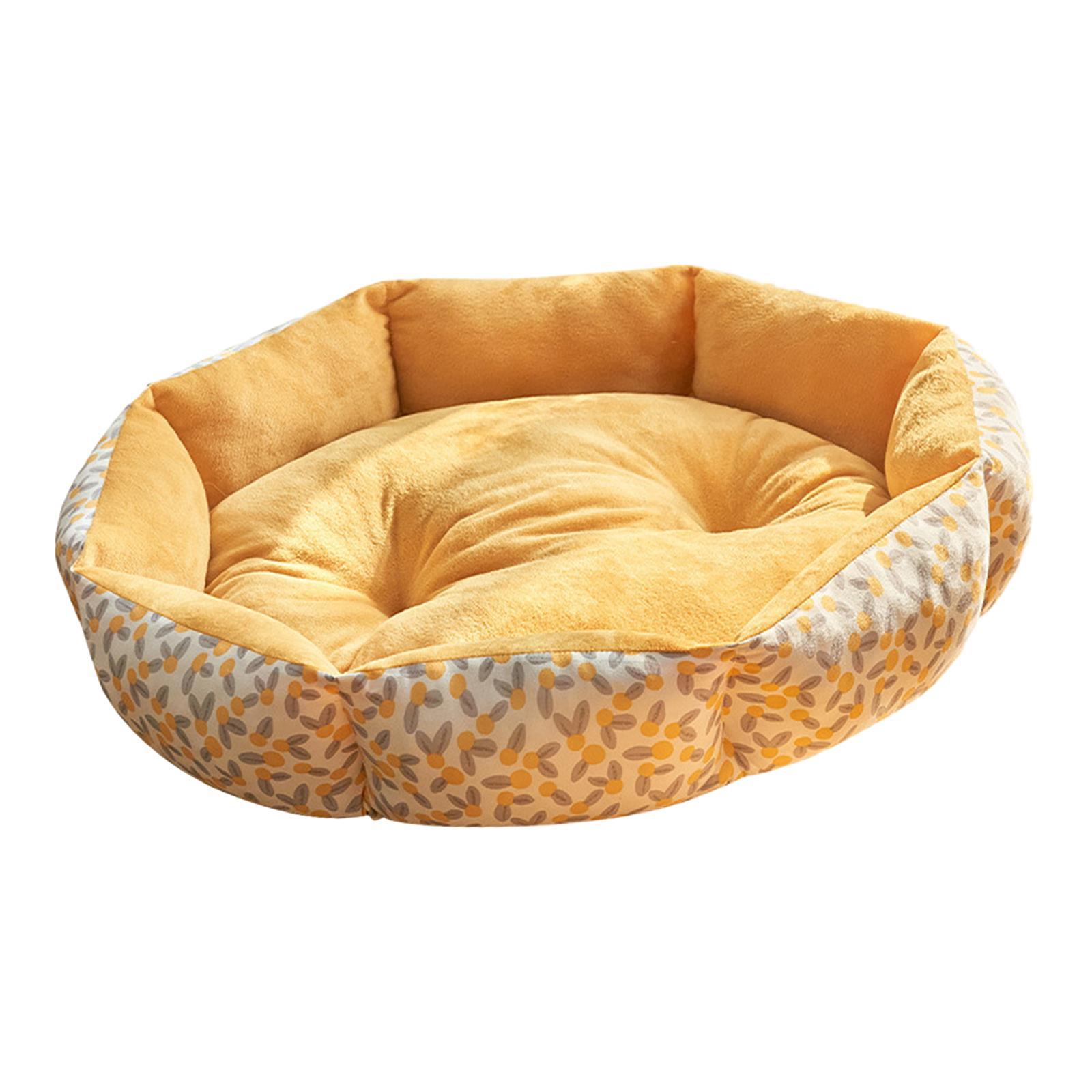 Round Dog Beds, Pet Dog Bed, Warm, Autumn Winter, Comfortable for Cats Kitten Small Dog Puppy