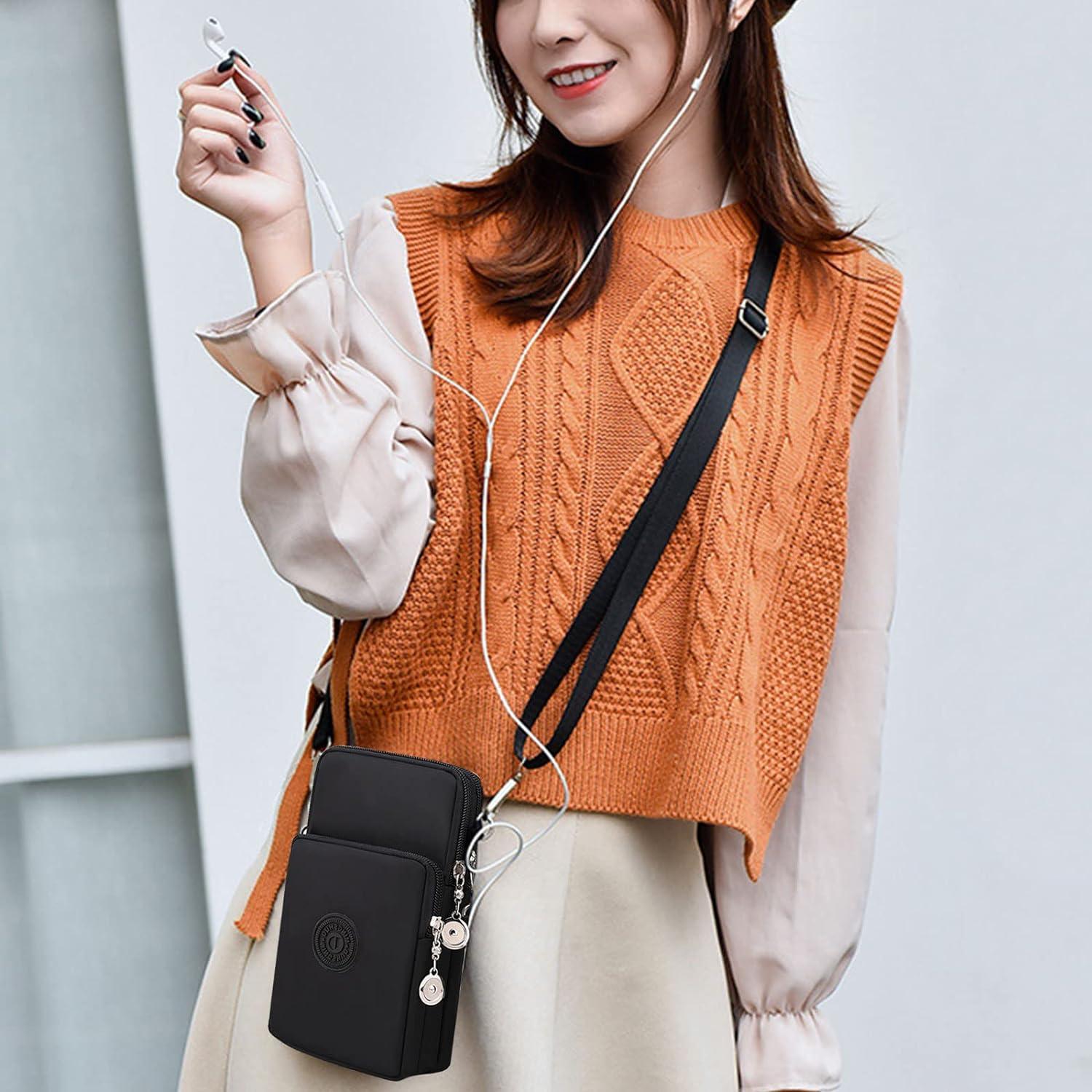 Danh mục đầu tư nhỏ cho điện thoại di động, túi messenger cho điện thoại di động, dây đeo vai có thể điều chỉnh và có thể tháo rời