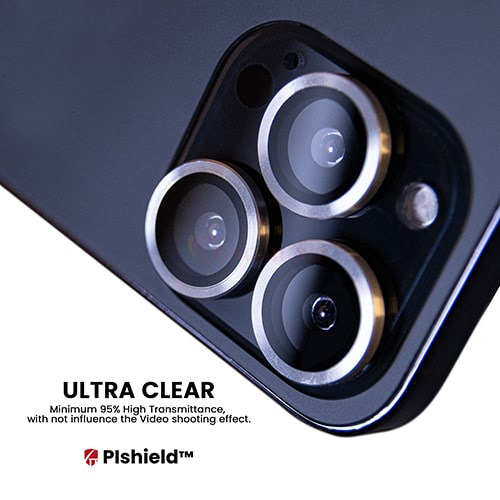 Dán Camera cường lực viền màu chống va đập Zeelot PIshield cho iPhone 13 Pro/13 Pro Max - Hàng chính hãng