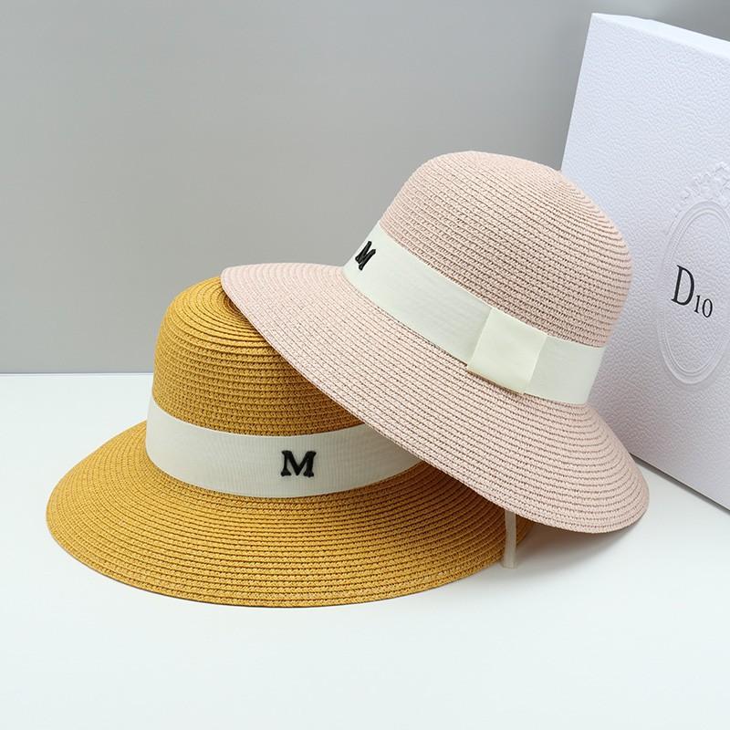 Mũ Cói Đi Biển Nón Cói Nữ Rộng Vành Chữ M- Form Chuẩn Đẹp Nhiều Màu Hot Trend