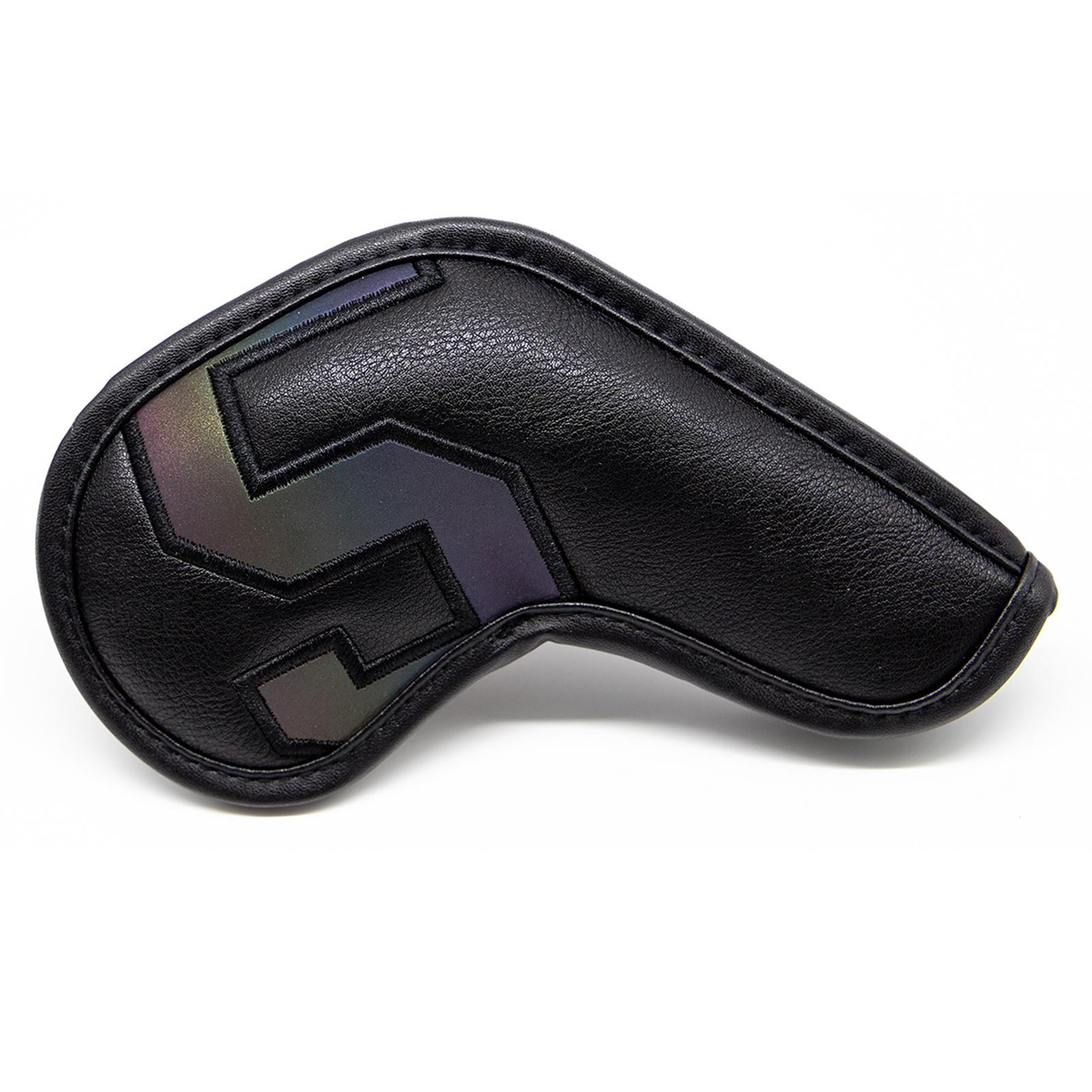 10Pcs Golf Iron Headcovers, Portable Durable Golf Club Head Cover for Travel Gift