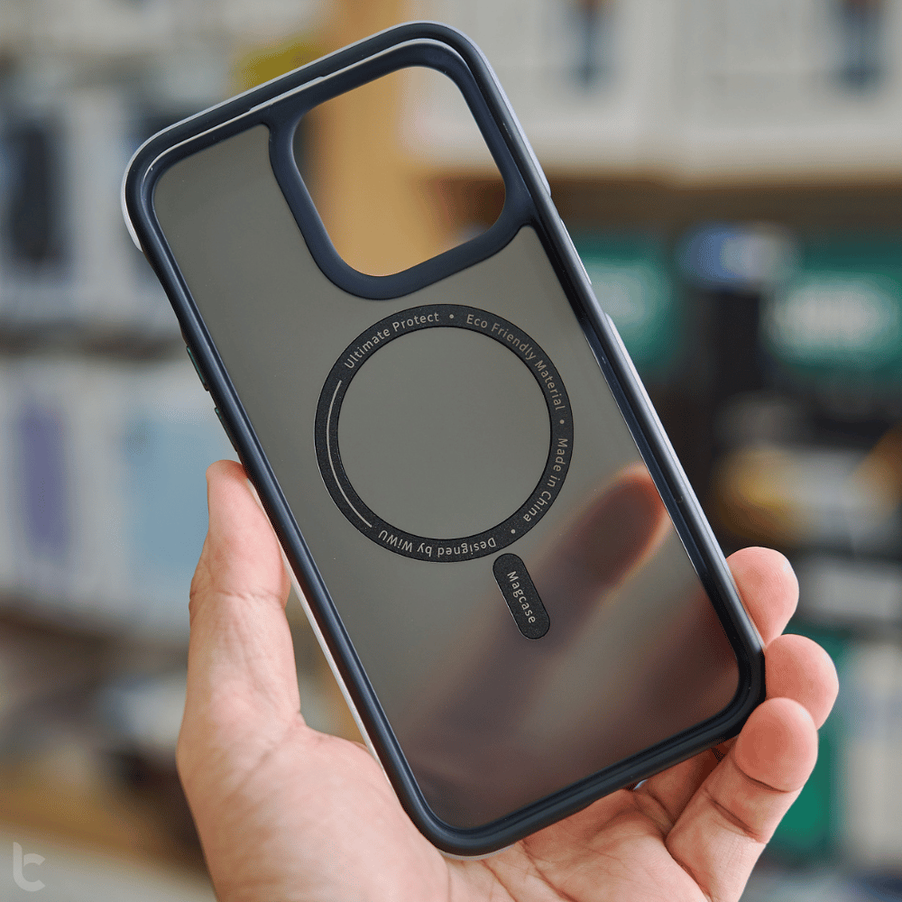 Ốp Lưng IPHONE 15 Pro/ 15 Pro Max WIWU Air Shield Chống Sốc Tuyệt Đối, Chống Bám Vân Tay, Hỗ Trợ Sạc Không Dây ZKK-012 - Hàng Chính Hãng