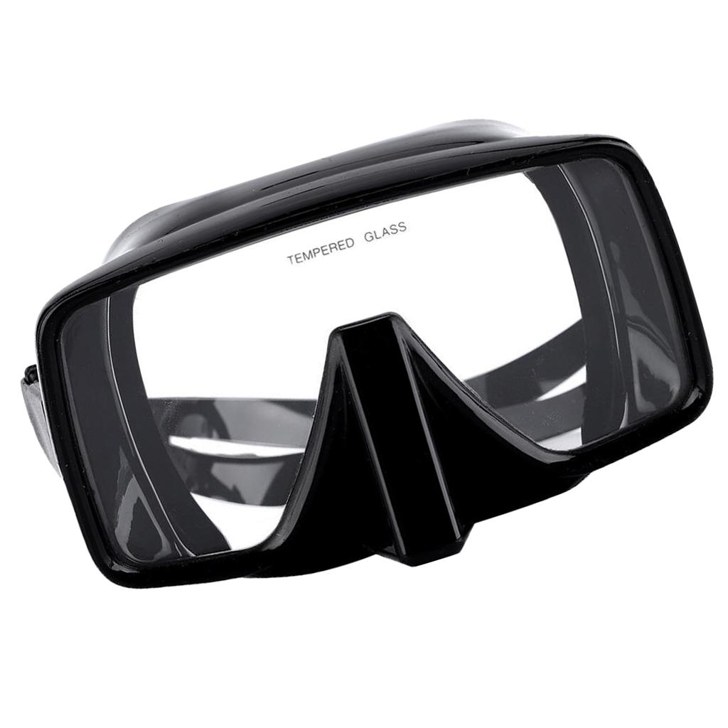 Adults Anti-Fog Silicone Mask Scuba Diving Snorkeling Goggles Glasses