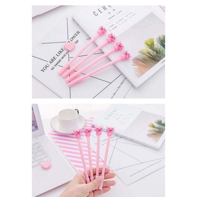 Bút mực nước bé heo hồng cute