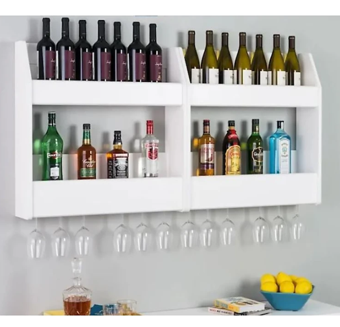 Kệ Treo Tường 2 Tầng Đựng Đồ Tundo CTKR19 KT 70x72x18.5cm