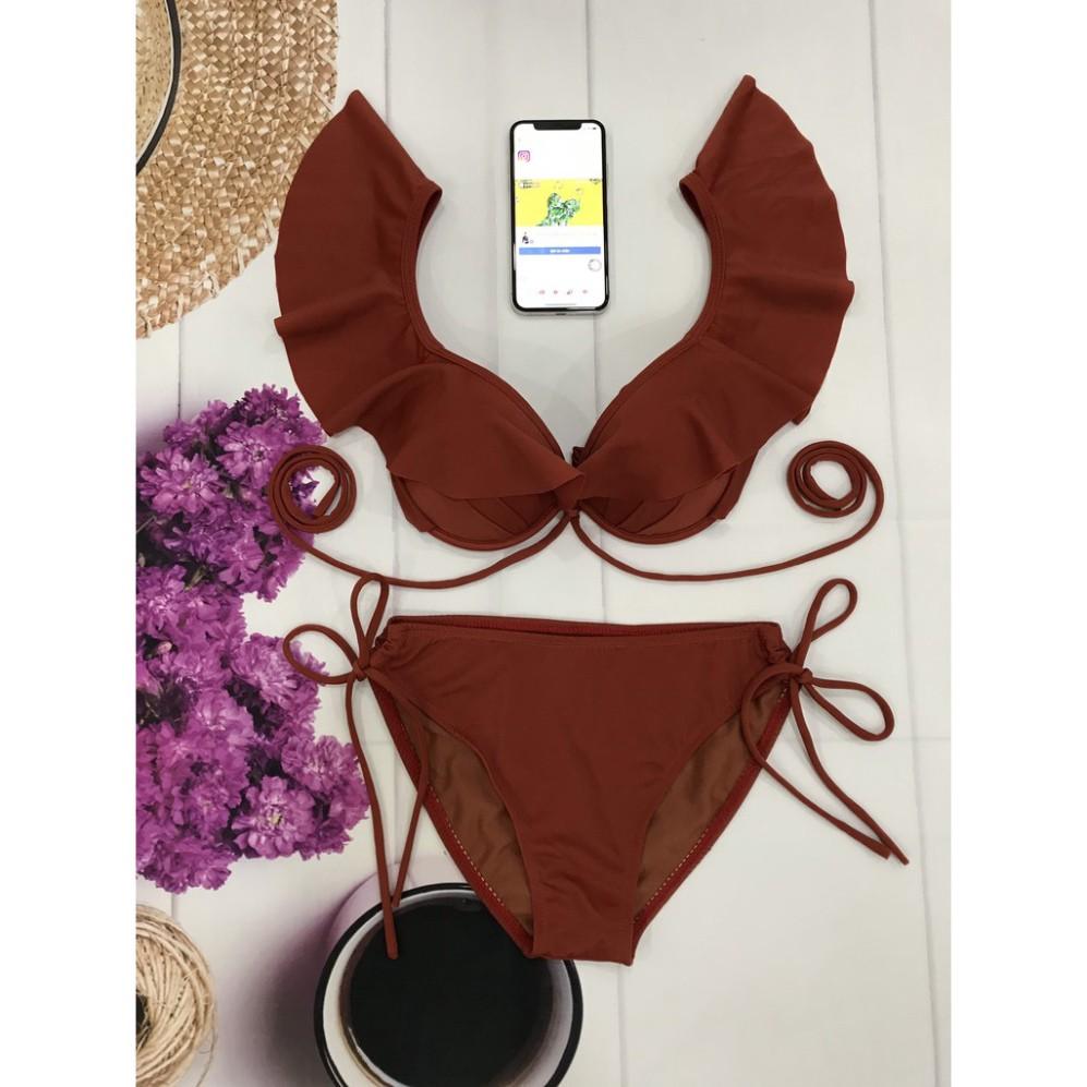 Bikini 2 mảnh cánh tiên, cạp thấp - Eva Shop - Cực Secxy, nâng ngực