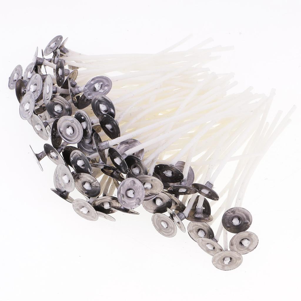 200 Pieces Cotton Candle Wicks Core for DIY Candle Making Craft 8/10/12/14cm