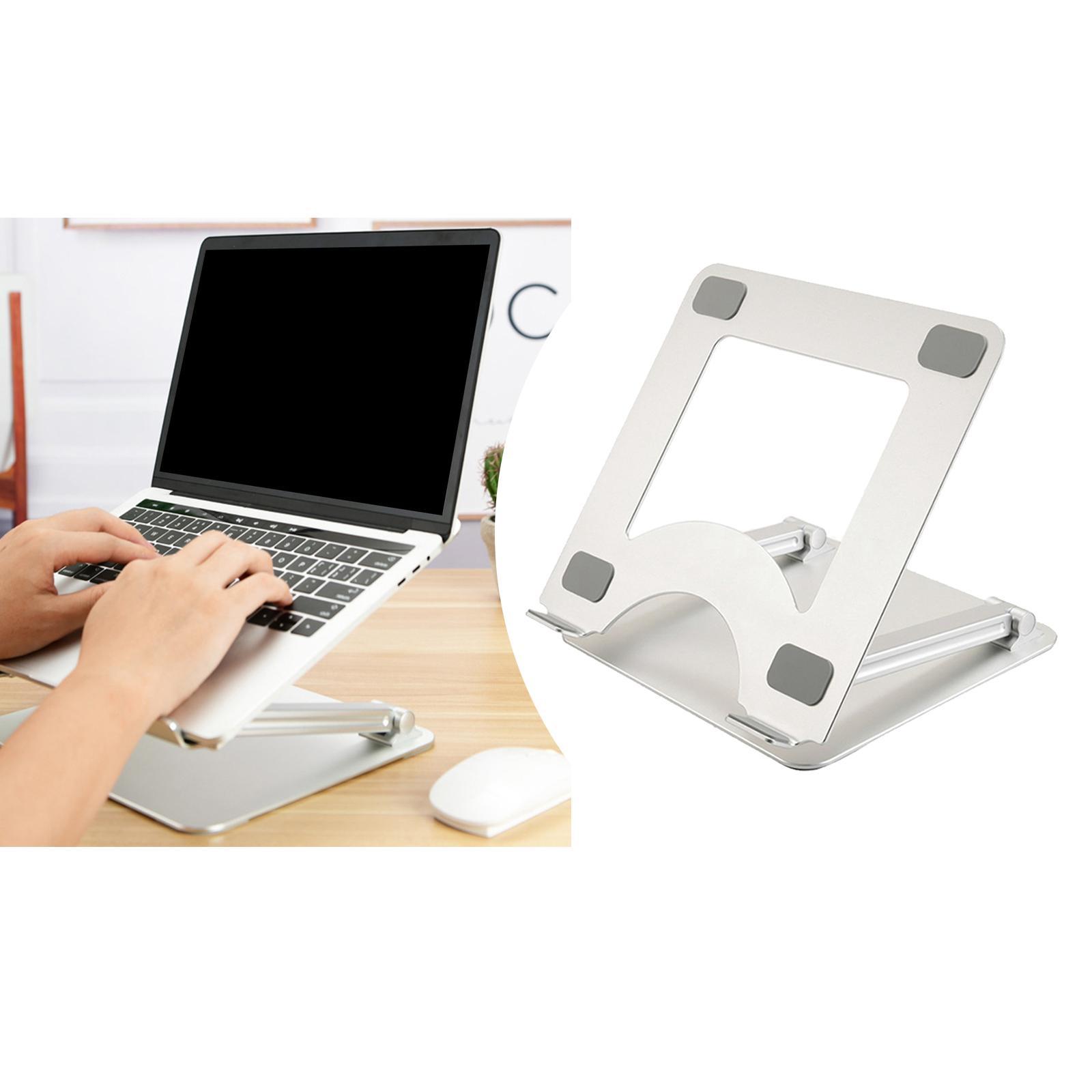 Adjustable Aluminum Laptop Stand Holder Foldable Laptop Riser Protective
