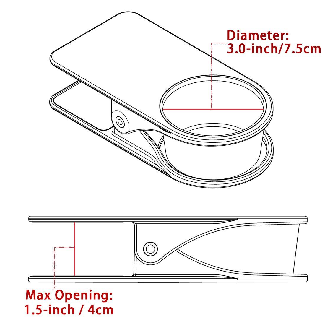 Clip Chai uống giữ cốc uống cho bàn văn phòng
