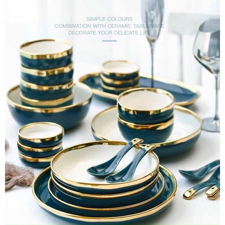 Bát Sứ ️ Đĩa Sứ , Set 28 Chi Tiết