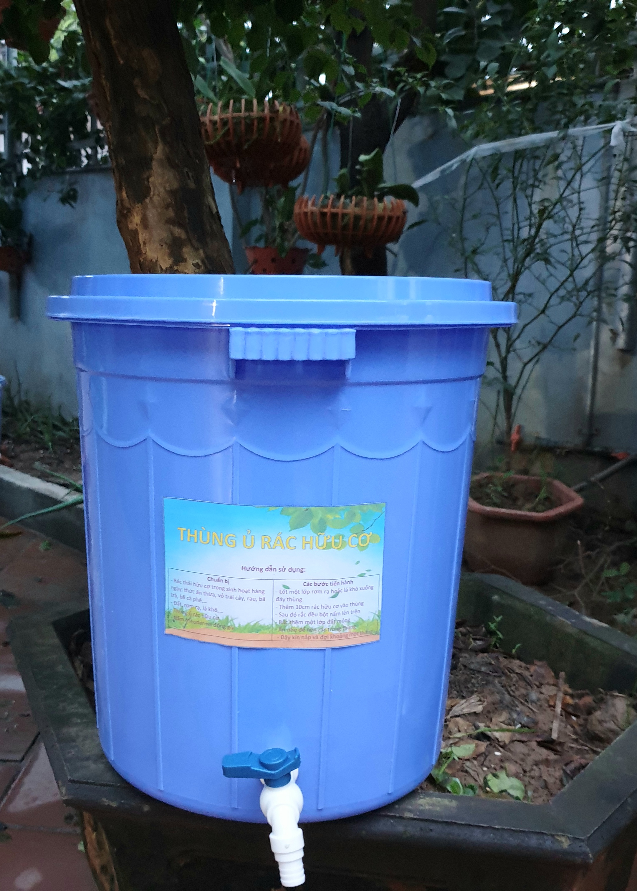 Thùng ủ rác hữu cơ 35 lít