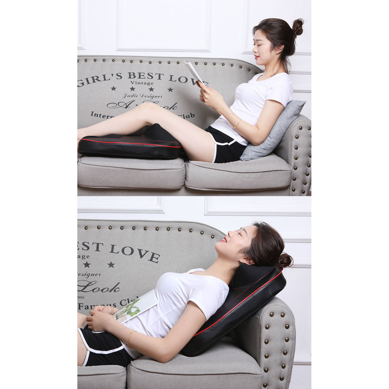 Máy massage cột sống, cổ và lưng X928 giúp thư giãn giải tỏa căng thẳng , mệt mỏi