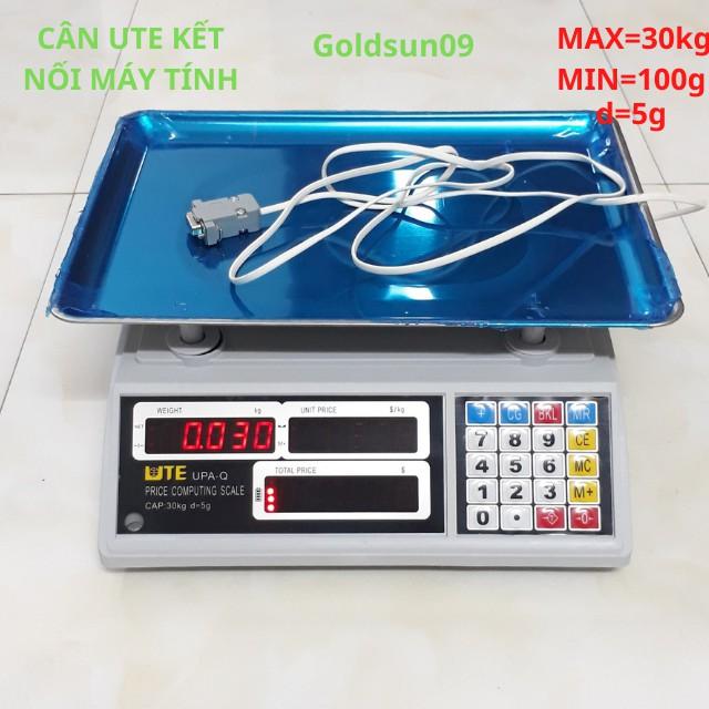 Cân điện tử tính tiền UTE dùng cho bán hàng trái cây,hàng thịt,cá tạp hóa