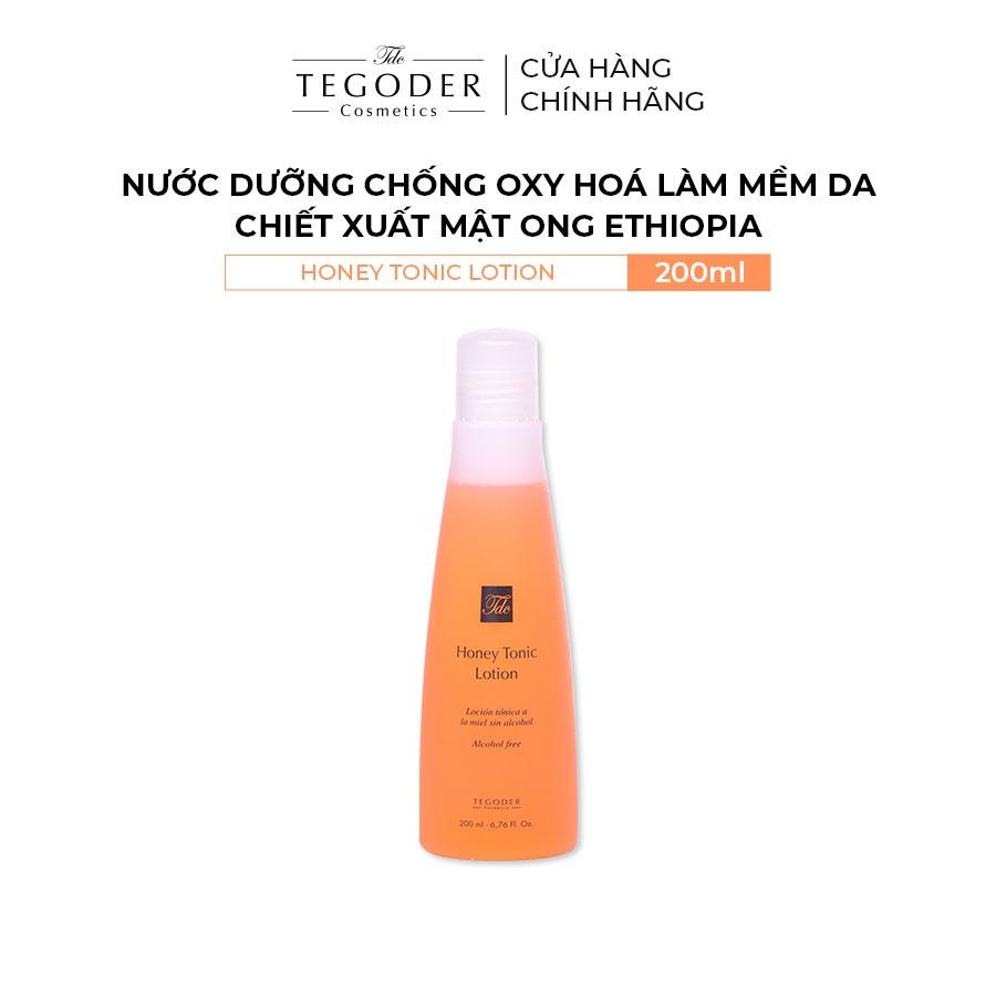 Nước dưỡng chống oxy hoá làm mềm da chiết xuất mật ong Ethiopia Tegoder Honey tonic lotion 200 ml mã 9021