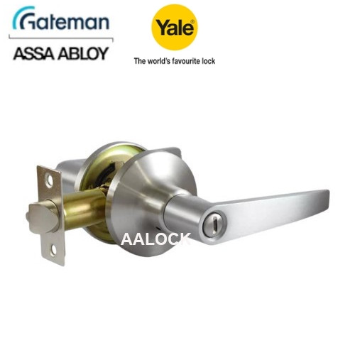 Khoá tròn gạt cho cửa toilet Gateman GM3800-2T US15 của hãng Yale- loại khóa tay gạt cao cấp