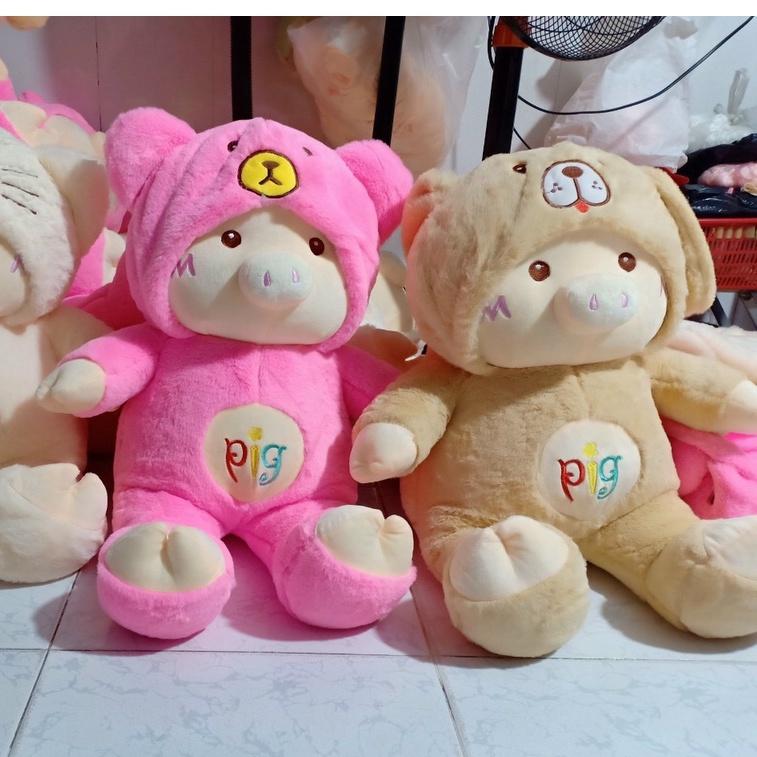 Gấu Bông Teddy Đội Nón Dễ Thương, Gấu Nón Lông Mịn Cao Cấp