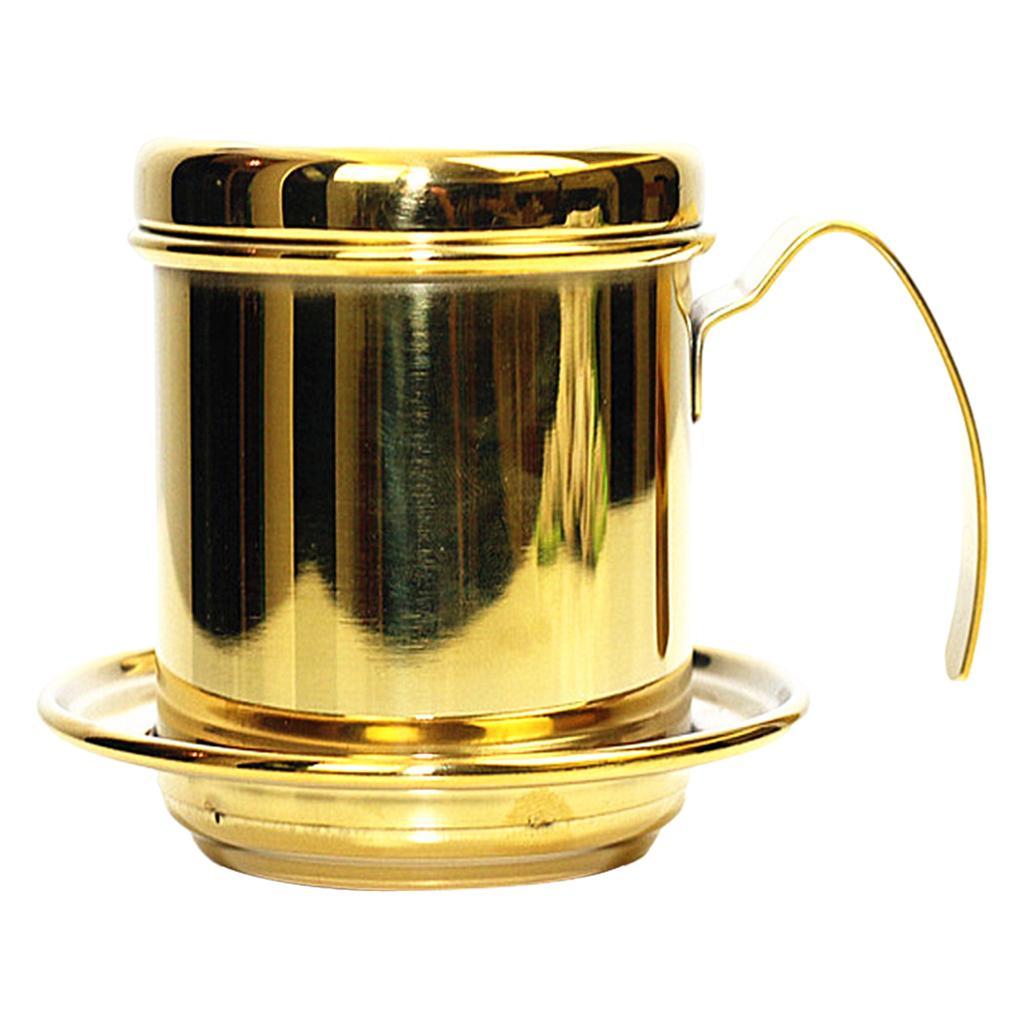 2x Durable Vietnamese Coffee Pot for Home Office Bar Kitchen Restaurant Cafe