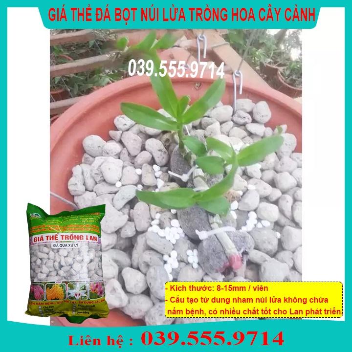 ĐÁ BỌT GIÁ THỂ TRỒNG LAN ĐÃ QUA XỬ LÝ TÚI 5DM