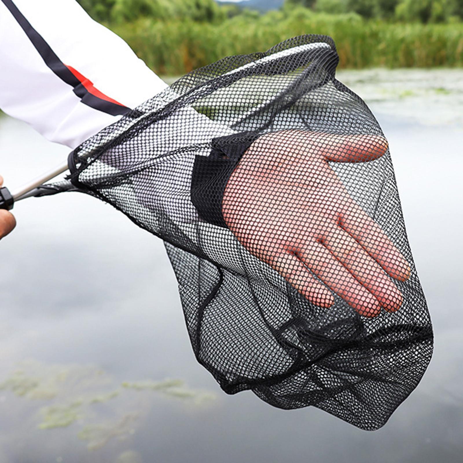 Fishing Landing Net Fishing Mesh Net for Freshwater Saltwater Fishing Tools