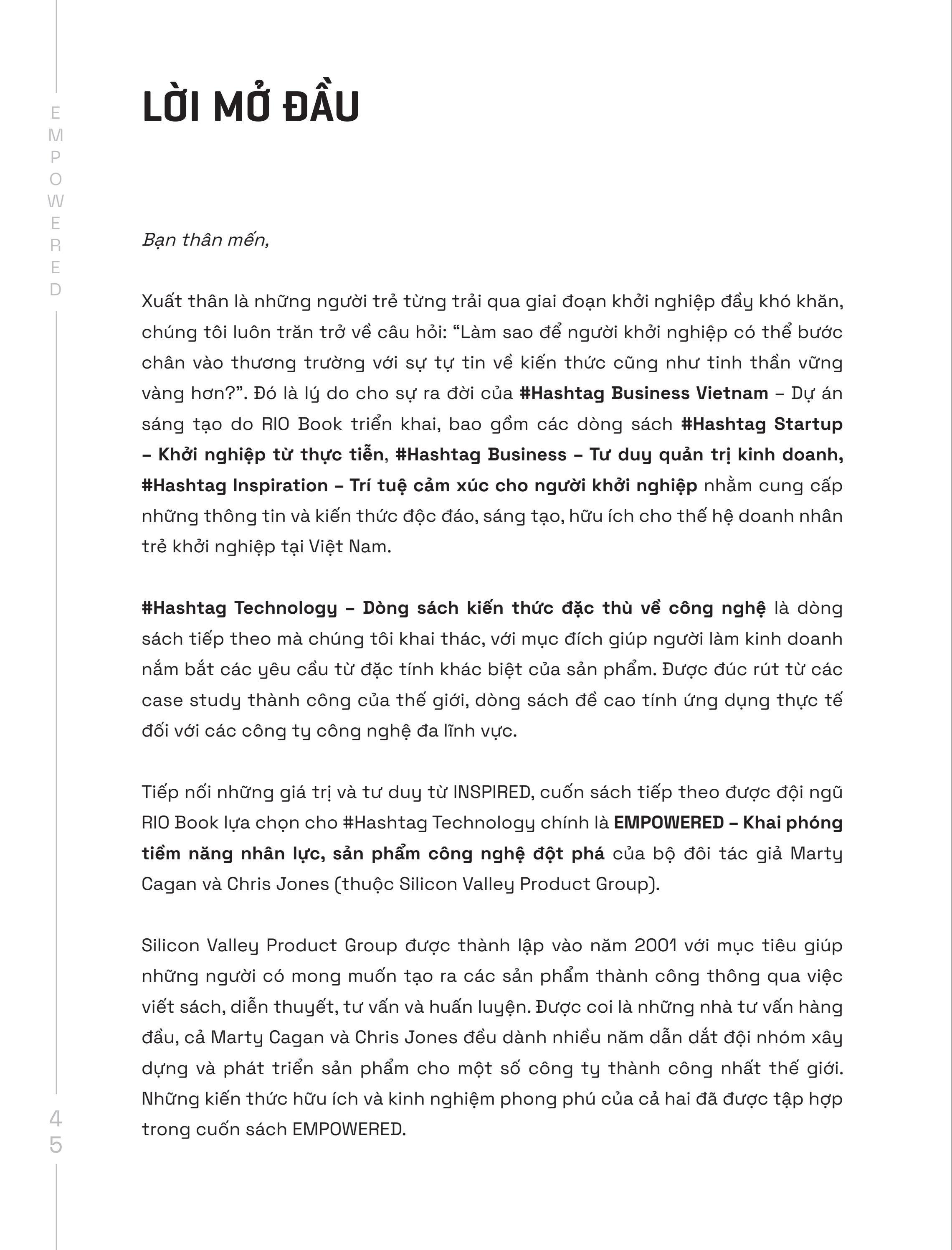 Empowered - Khai Phóng Tiềm Năng Nhân Lực, Sản Phẩm Công Nghệ Đột Phá