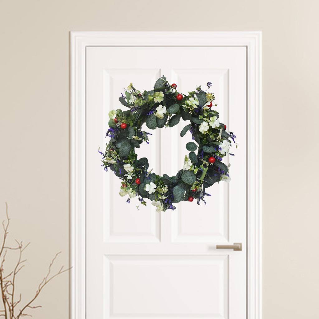 Eucalyptus Wreath Green Leaves Indoor Front Door Garland Festival Decoration