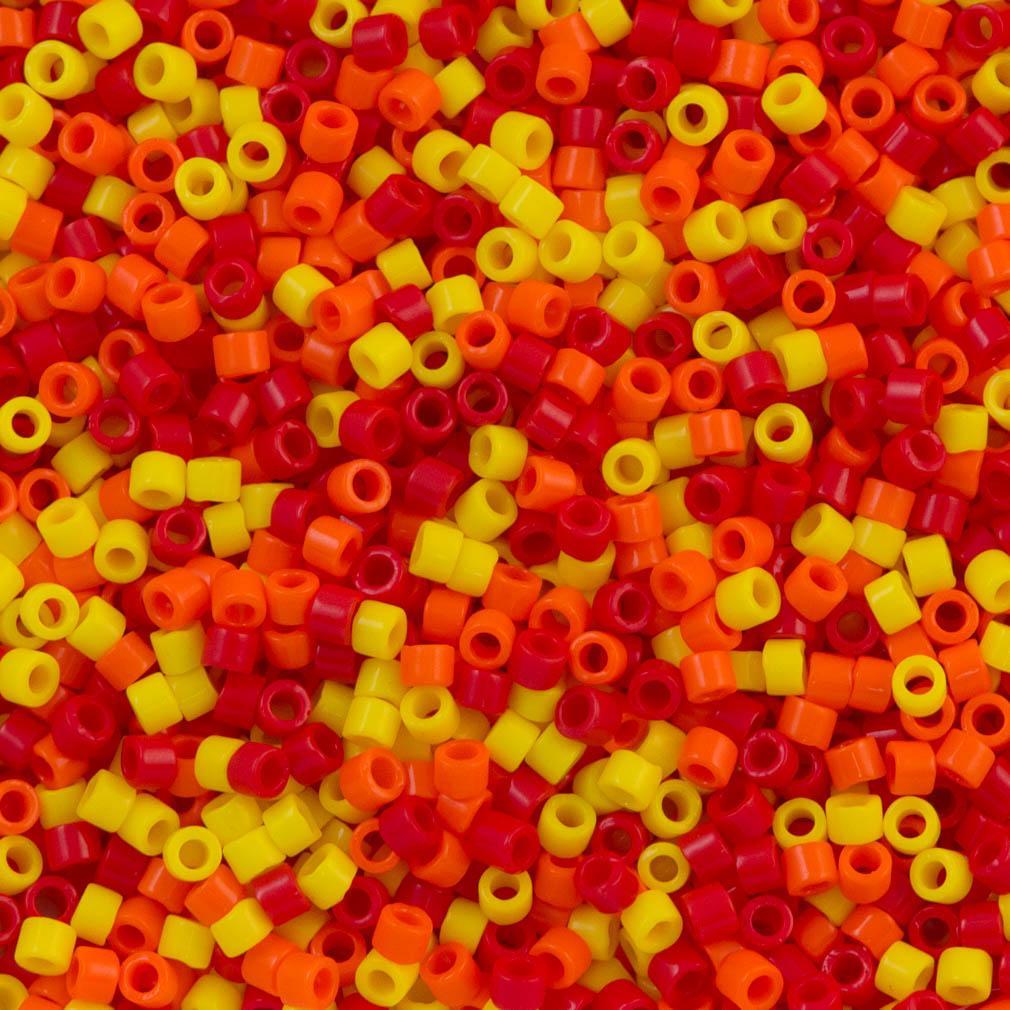 Hạt cườm Delica 11/0 Mix Rainbow Bright