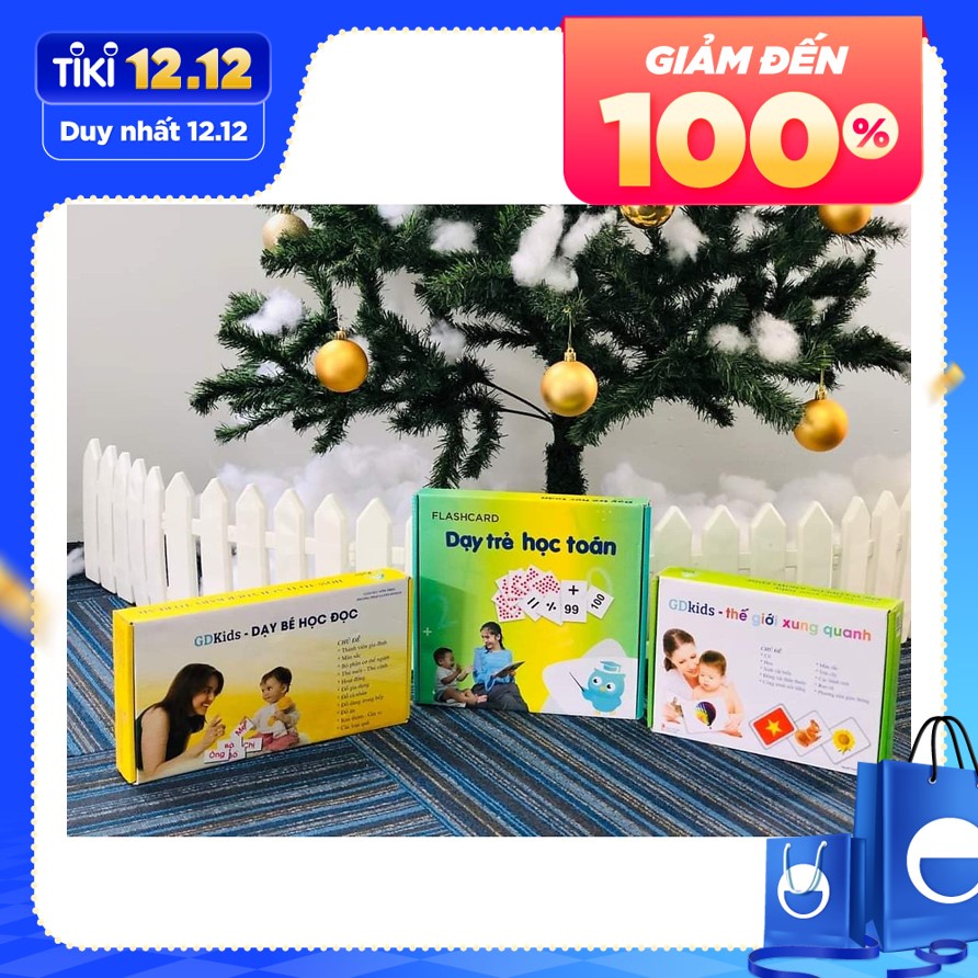 Combo Flash Card - Thẻ học thông minh theo phương pháp phương pháp Glenn Doman trọn bộ