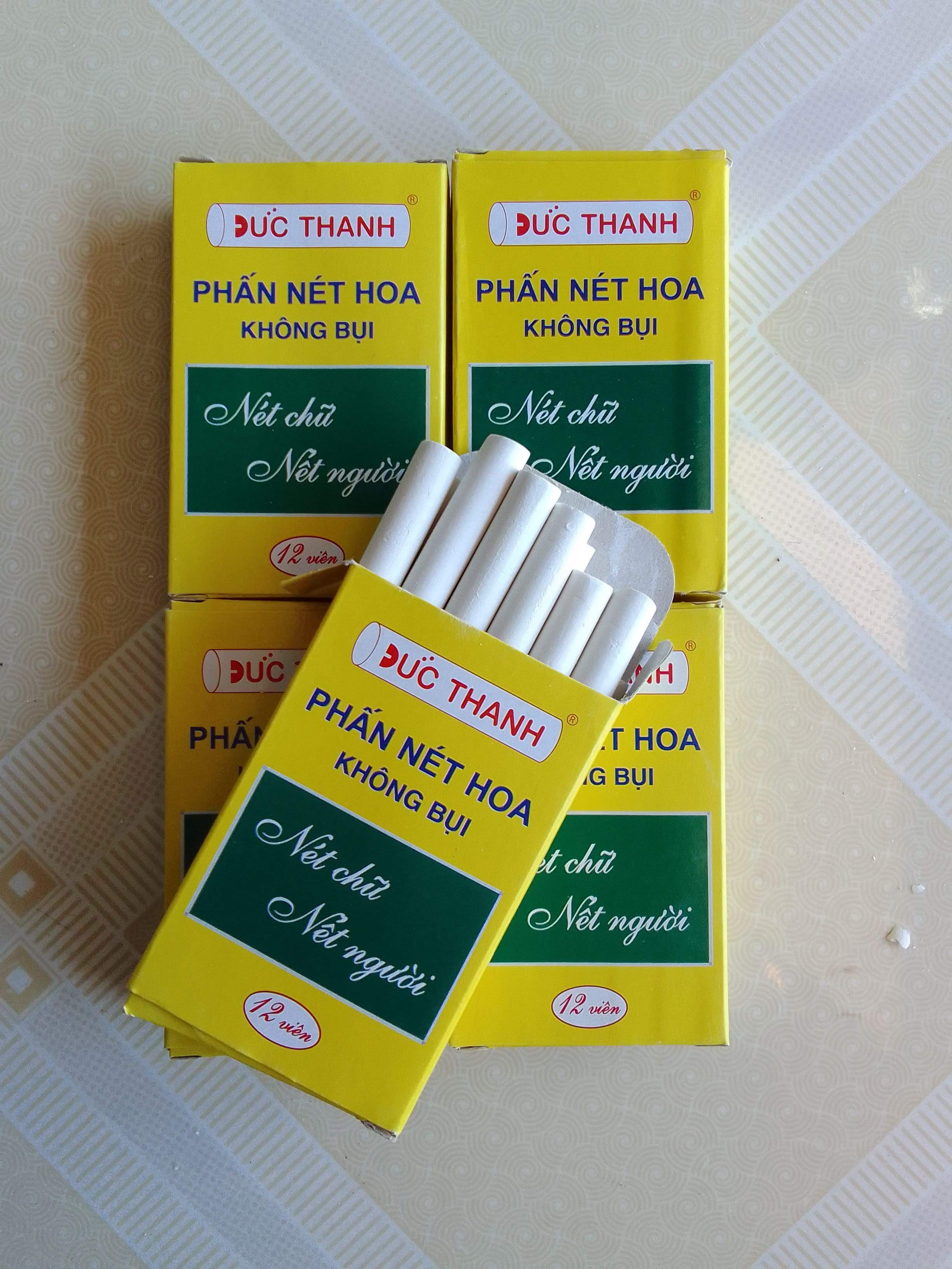 Phấn nét hoa không bụi Đức Thanh 12 viên/ hộp