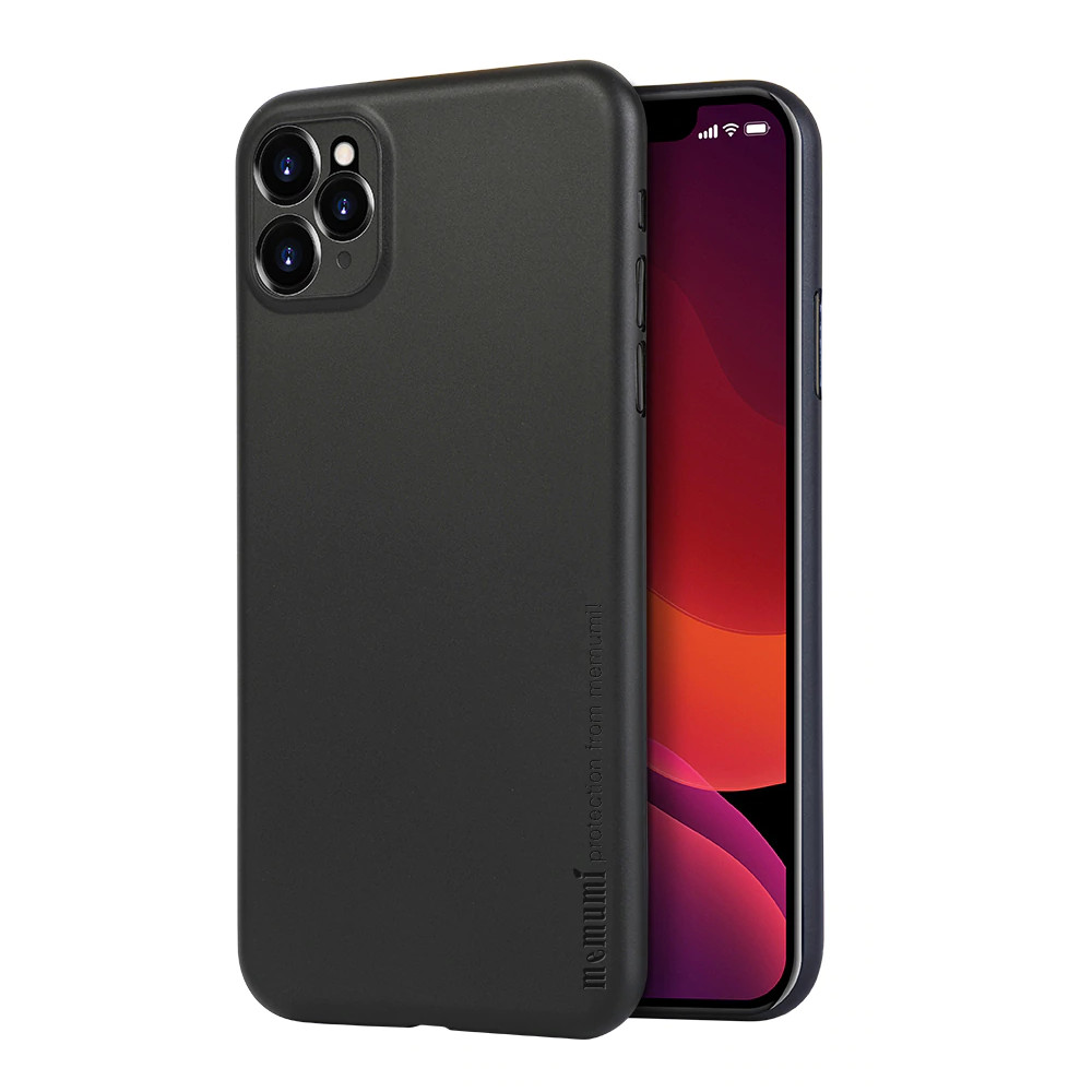 Ốp lưng nhám siêu mỏng 0.3mm cho iPhone 11 Pro  hiệu Memumi có gờ bảo vệ camera - Hàng nhập khẩu