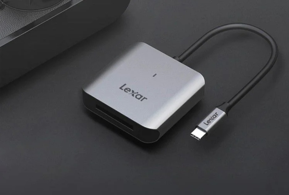 Đầu đọc thẻ nhớ Lexar CFexpress Type B USB-C 3.2 Gen 2 Reader, tương thích PC/ MAC - Hàng chính hãng BH 12 tháng