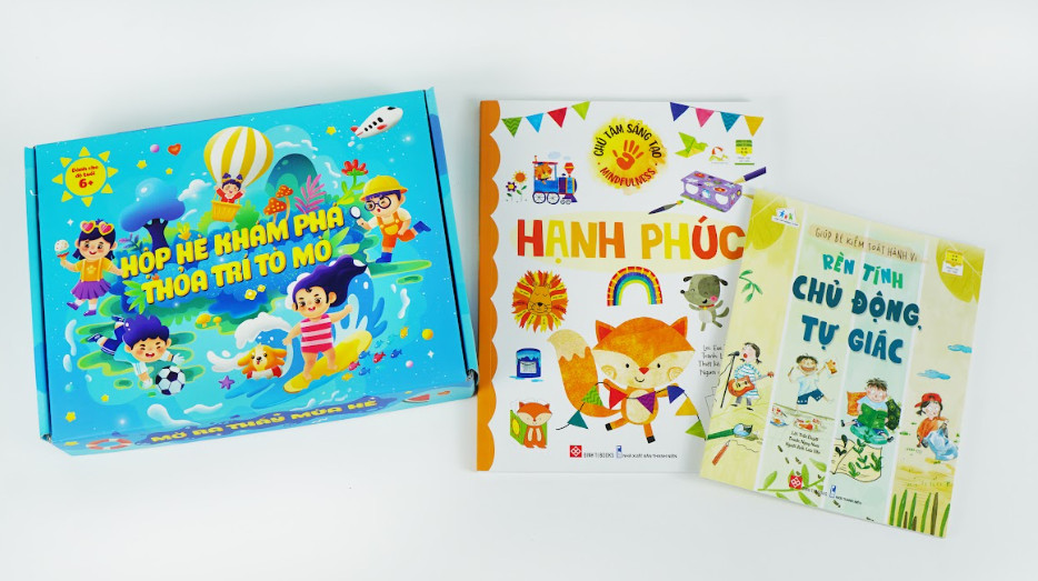 Sách - Hộp hè khám phá, thỏa trí tò mò - Mở ra thấy mua hè cho trẻ từ 6 tuổi - Đinh Tị Books