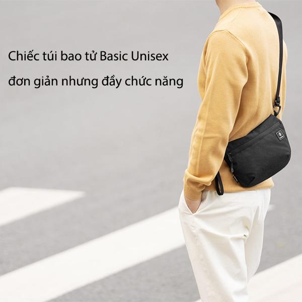 TÚI ĐEO BAO TỬ TOMTOC (USA) BASIC ACCESSORY UNISEX A01 chống nước, khóa kéo YKK, khóa Duraflex vô cùng bền bỉ - HÀNG CHÍNH HÃNG