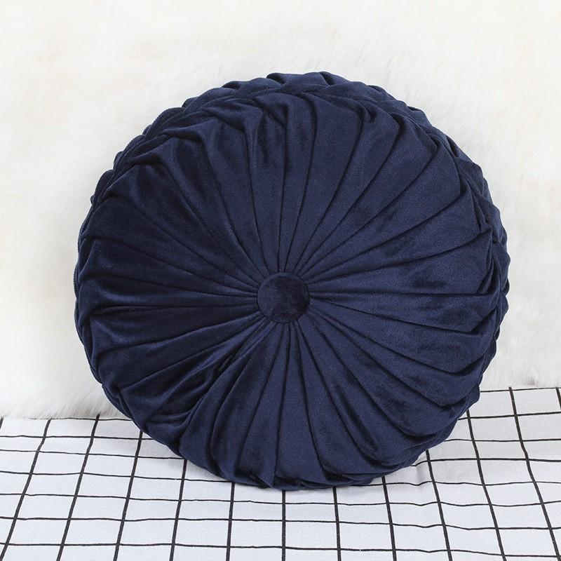 Gối Nhung Hình Tròn Kích Thước 33x11cm