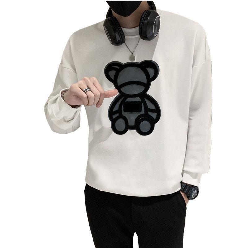 Áo thu đông Hàn Quốc, Áo sweater chất đẹp kiểu dáng Hàn Quốc in Gấu Xám mã NZ611