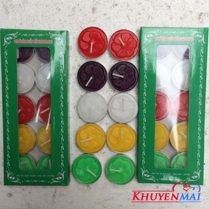 Vỉ 10 viên nến tròn tiện dụng
