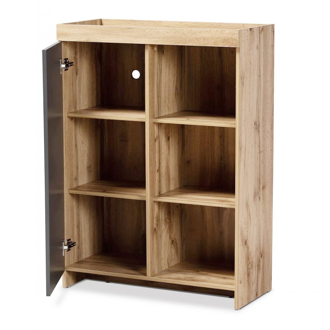 Kệ để giầy gỗ hiện đại SMLIFE Ruapuke | Gỗ MDF dày 17mm chống ẩm | D70xR35xC100cm