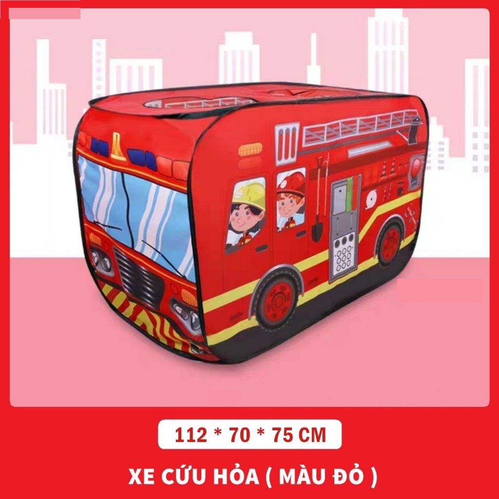 Lều đồ chơi đa năng gấp gọn cho bé, Lều ô tô nhà bóng đa năng cho bé dùng làm nhà dễ thương