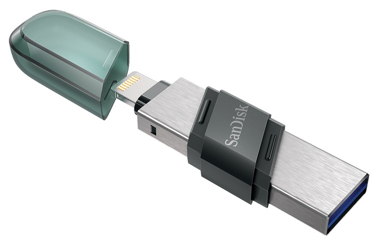Hình ảnh USB Sandisk iXpand Flip OTG for Iphone Ipad 128GB - Hàng Nhập Khẩu