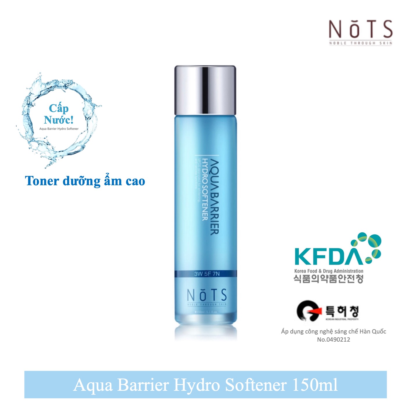 NƯỚC THẦN NOTS AQUA BARRIER HYDRO SOFTENER