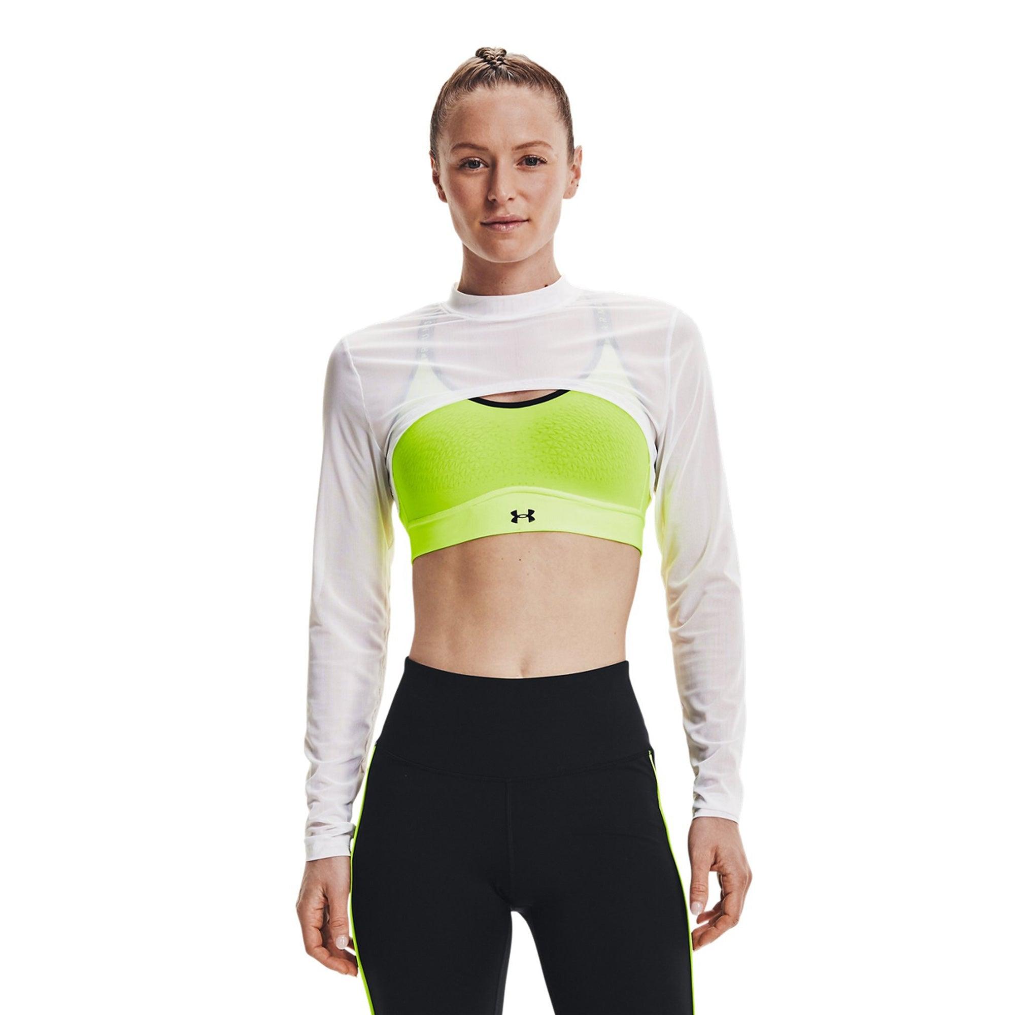 Áo thun tay dài thể thao nữ Under Armour Mesh Crop Mock - 1365997