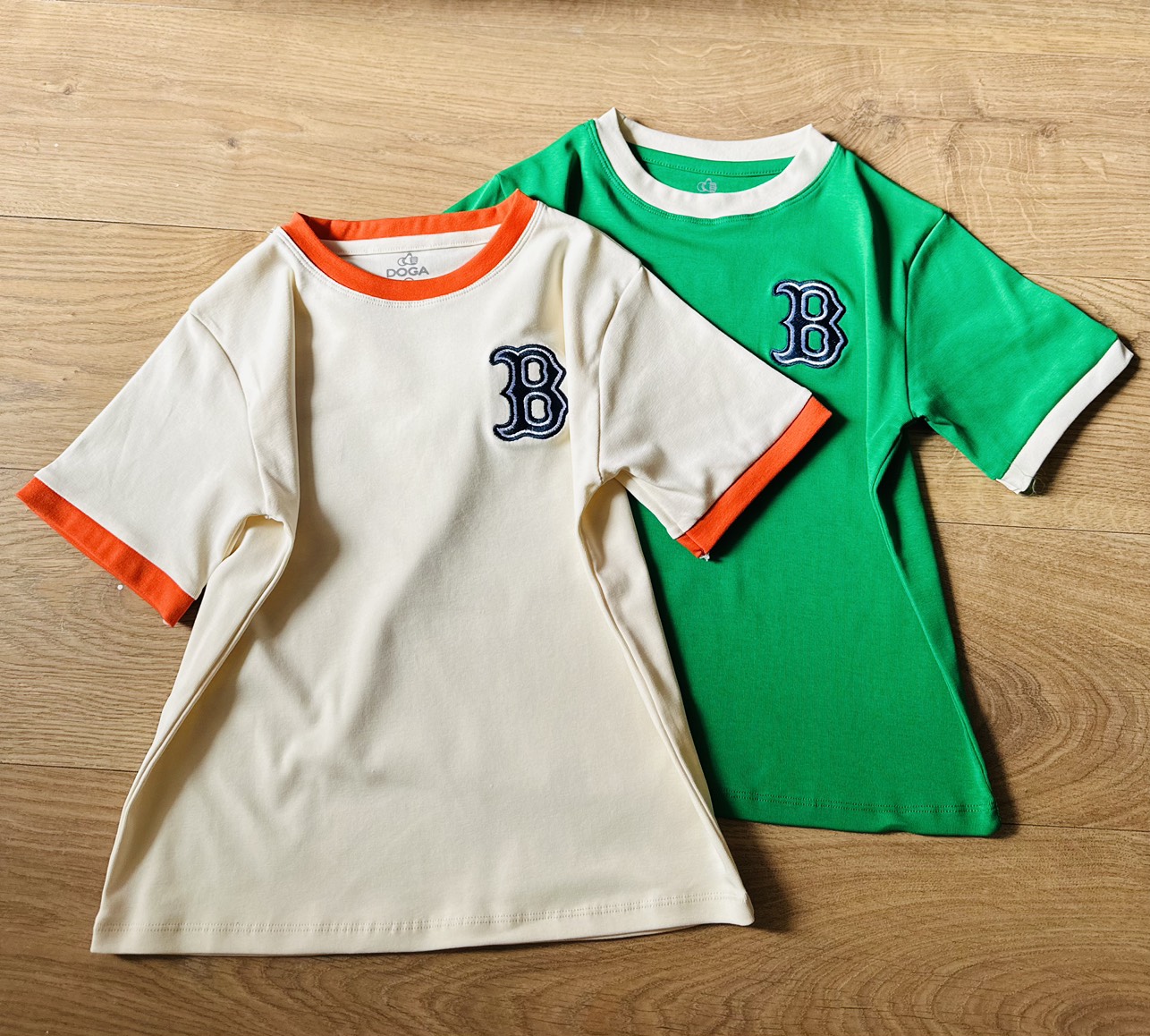 Áo Thun chất borip thêu chữ B size S,M,L,XL from nữ thường DOGA trẻ trung không xù lông siêu sang mã 162