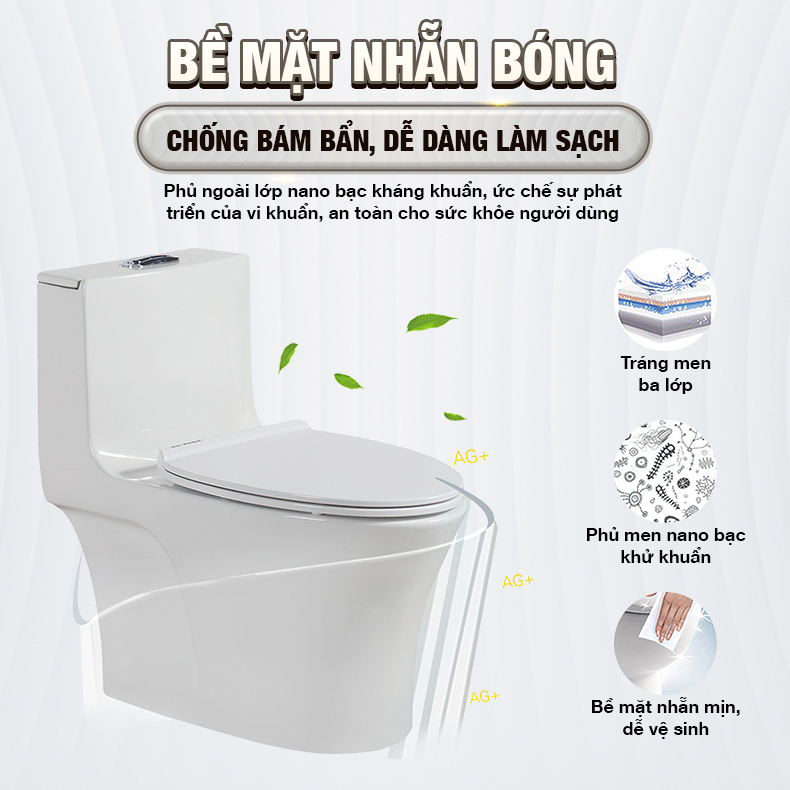 BỒN CẦU MỘT KHỐI EUROVINTO CAO CẤP MÃ BM1029