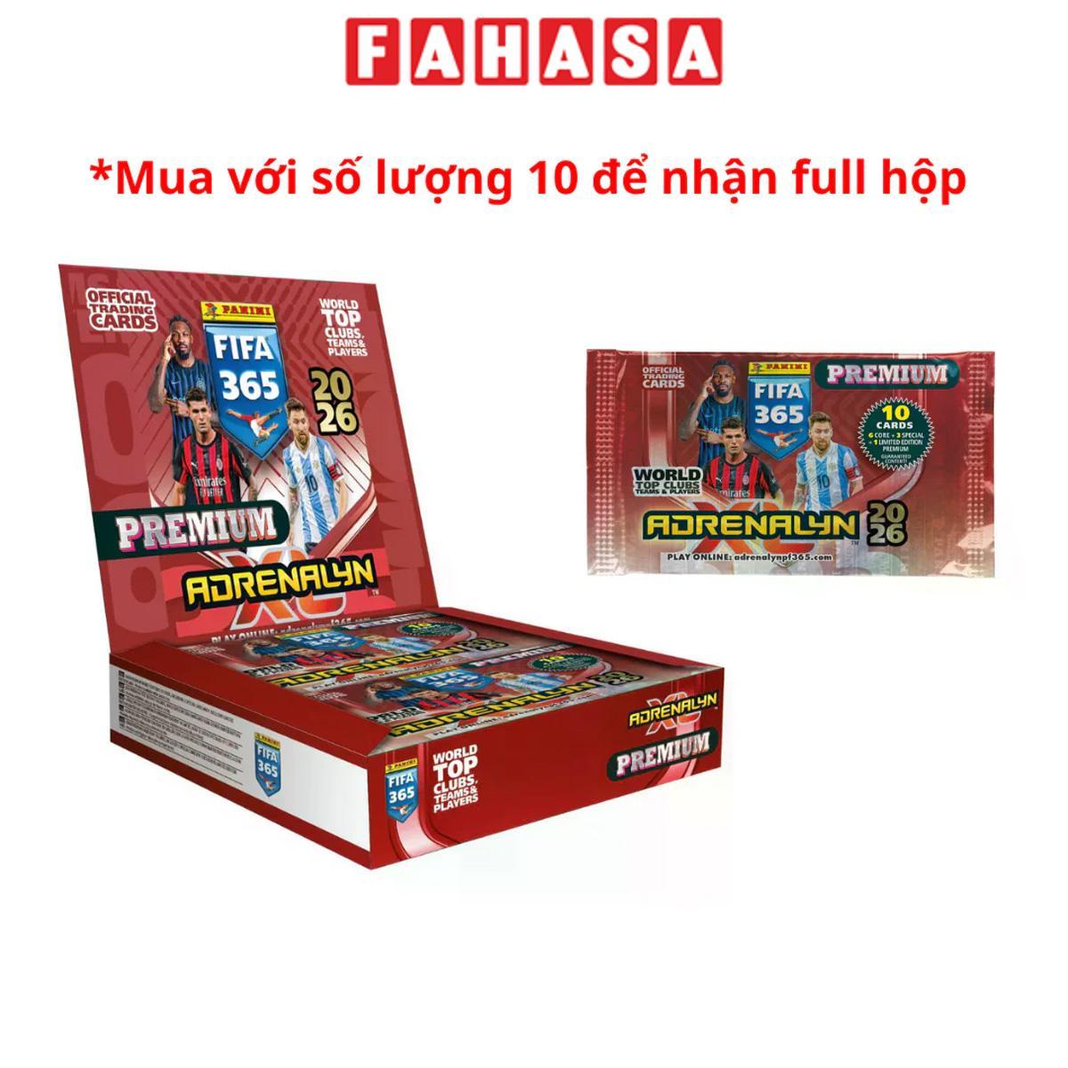 Gói Thẻ Hình Fifa 365 2026 Adrenalyn - Hạng Sang - Panini (10 Cards Ngẫu Nhiên/Túi)