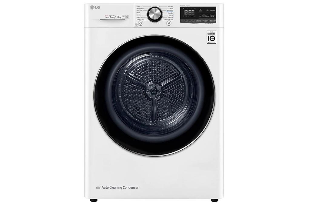 Máy sấy bơm nhiệt LG 9 Kg DVHP09W - Hàng chính hãng - Giao toàn quốc