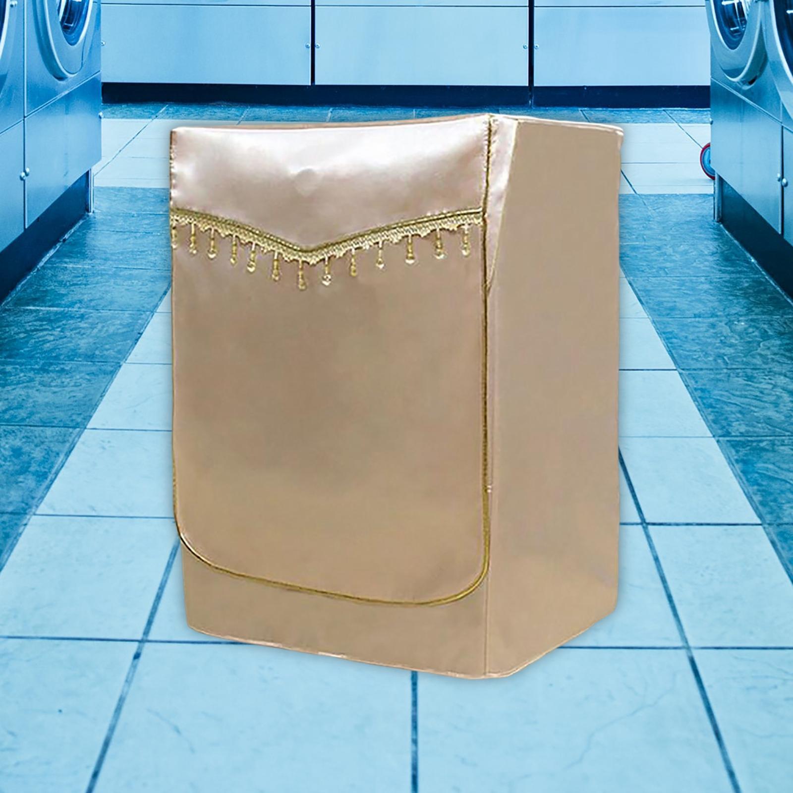 Washing Machine Cover Anti Aging Dryer Cover for Most Front Loading Washers 4 Covers Gold