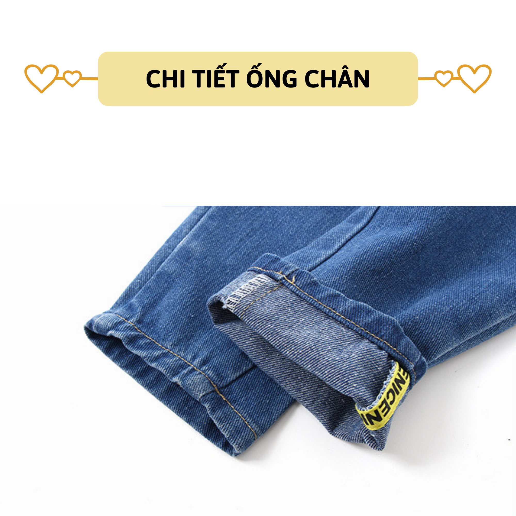 Quần jean dài bé trai 27Kids WELLKIDS quần bò mềm lưng chun nam cho trẻ từ 2-10 tuổi BLJE1